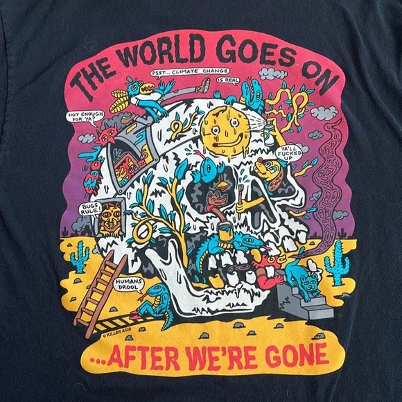 Killer Acid limited edition black graphic tee - Picture 5 of 5